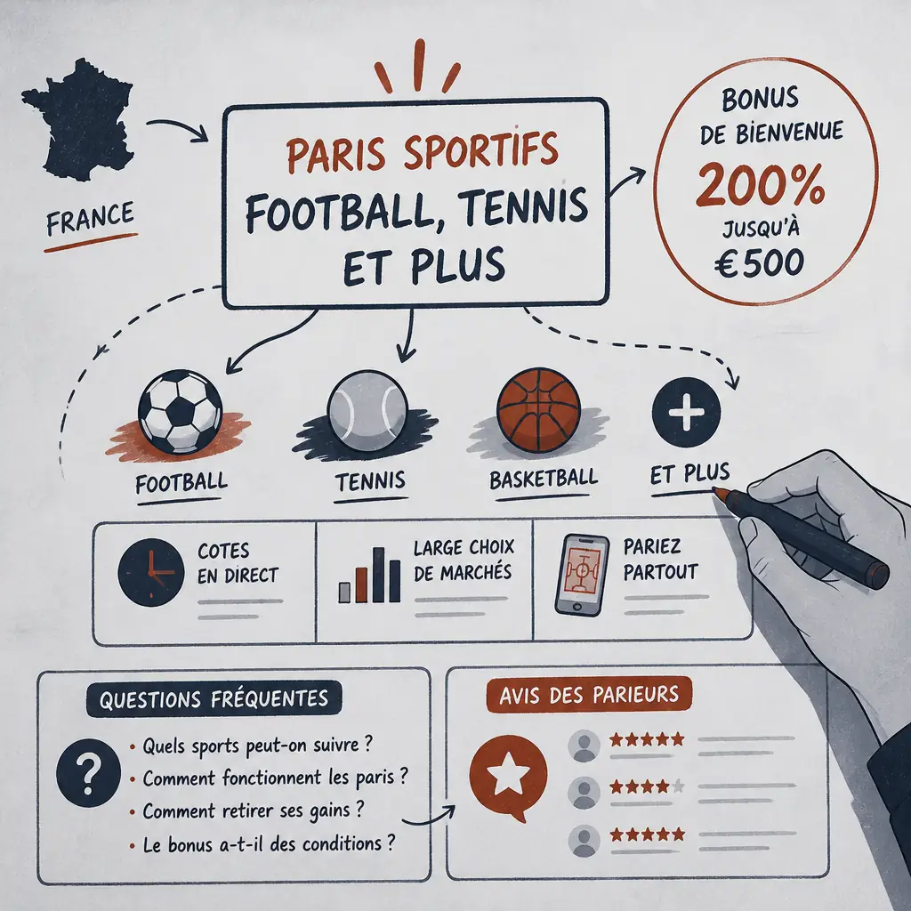Paris Sportifs Olympe Casino – Football, Tennis et plus visual guide for Olympe Casino