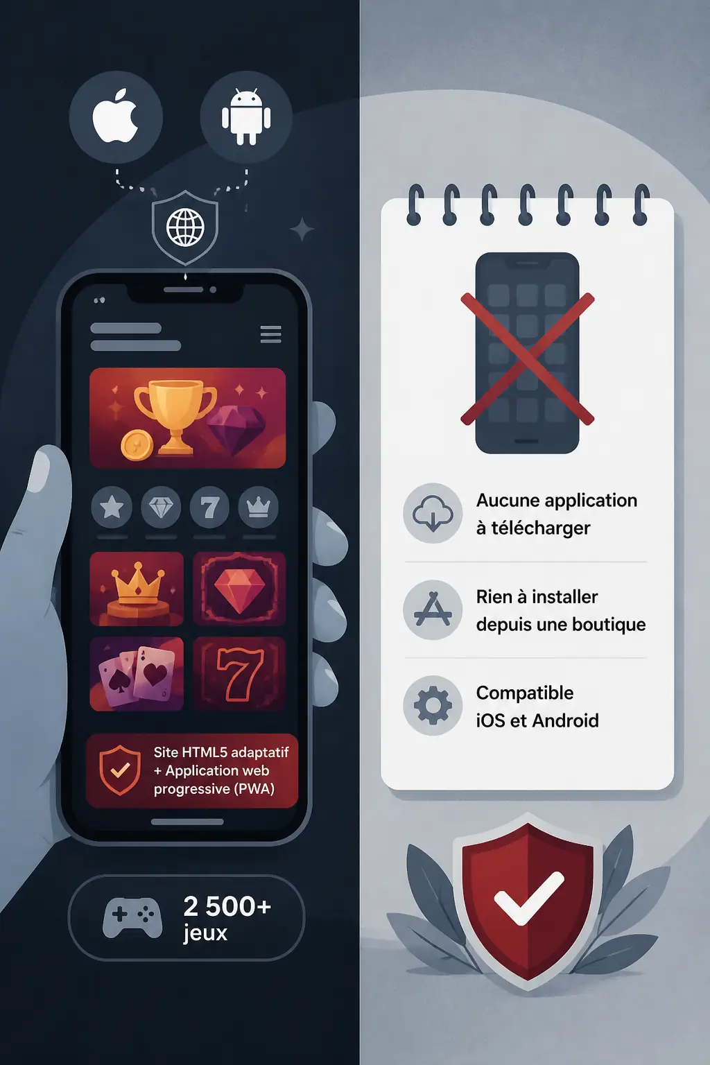 Application Olympe Casino – jouez sur iOS et Android visual guide for Olympe Casino